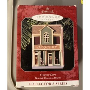 Hallmark‎ 1998 GROCERY STORE #15 Nostalgic Houses and Shops Series Original Box